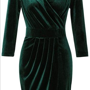 Bodycon velvet dress